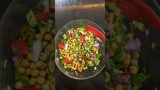 Mediterranean chickpea salad high protein salad healthy and delicious salad [upl. by Assened]