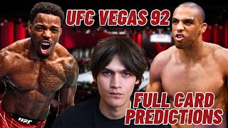 UFC Fight Night Barboza vs Murphy Full Card Predictions [upl. by Paul]