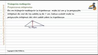 Triángulos rectángulos proyecciones ortogonales [upl. by Esmond]