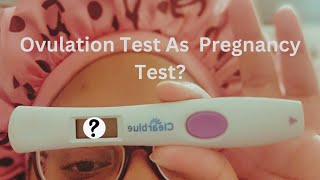 Ovulation test as Pregnancy test at 6 7dpottc [upl. by Hgierb]