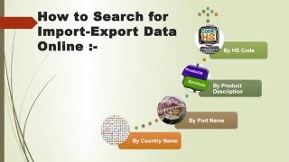 How to Search Import Export Data Online [upl. by Saleem]