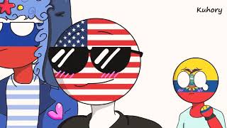 💔He Broke My Heart MEME💔 CountryHumans ft Ecuador RusAme [upl. by Gnal997]