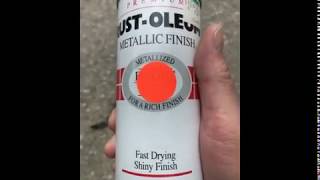 A Fun Way to Dispose of a Can of Spray Paint That Wont Spray [upl. by Hugibert]