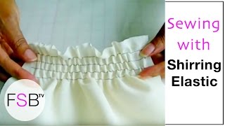 How to produce shirring and smocking dress  by SakuraStitch [upl. by Revell502]