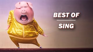 Sing Ending Scene  Golden Slumbers by Jennifer Hudson with LYRICS [upl. by Bax]