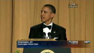 CSPAN President Obama at the 2011 White House Correspondents Dinner [upl. by Jenine701]