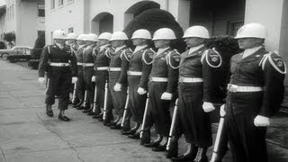 HD Stock Footage 6th Army Honor Guard San Francisco [upl. by Eilasor461]