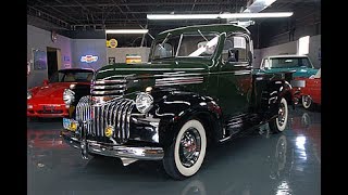 1946 Chevrolet Pickup Truck  Restored Green amp Black  Seven Hills Motorcars [upl. by Aleicarg]