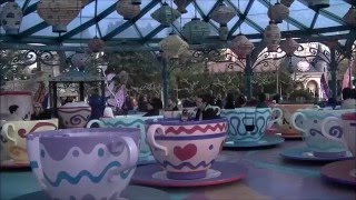 Tasses dAlice Disneyland Paris Mad Hatters Tea Cup [upl. by Ibur]