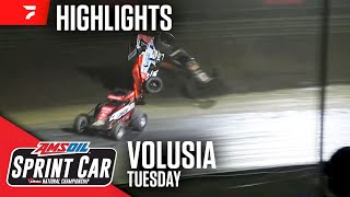 𝑯𝑰𝑮𝑯𝑳𝑰𝑮𝑯𝑻𝑺 USAC AMSOIL National Sprint Cars Feature 1  Volusia Speedway Park  February 13 2024 [upl. by Scheers]