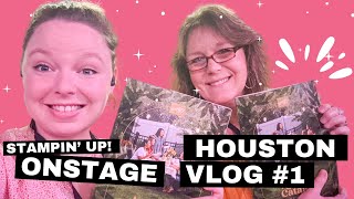 Stampin Up Houston Texas OnStage Vlog Day 1 [upl. by Sullecram854]