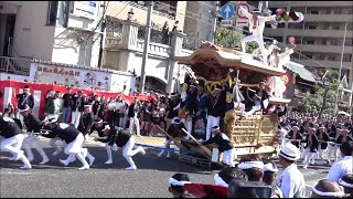 令和5年 岸和田だんじり祭 試験曳き カンカン場 Kishiwada Danjiri Matsuri20230903 [upl. by Iggy549]