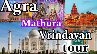 Agra Mathura Vrindavan Tour Ful Detail saurabhktour0726 driver [upl. by Elfont]