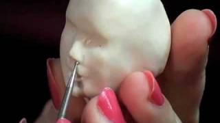 How To Sculpt Pretty Faces in Polymer Clay Tutorial Highlight Reel [upl. by Netsoj]