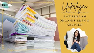 📓 PAPIERKRAM 📓 Unterlagen organisieren 📓 AUFBEWAHRUNGSFRISTEN  CHECKLISTE gratis [upl. by Narcho529]