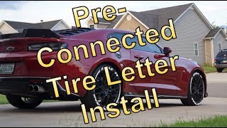 Installing Tire Letters The EASY Way  TredWear  2018 [upl. by Rats148]