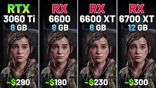 RTX 3060 Ti vs RX 6600 vs RX 6600 XT vs RX 6700 XT  Test in 12 Games in 2024 [upl. by Slavic]