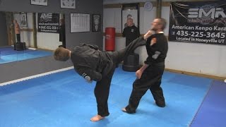 Kenpo Karate Techniques AKKI [upl. by Sib]