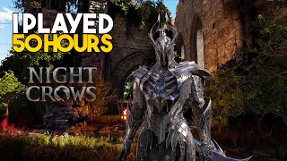 Night Crows  MMORPG Review 50 Hours Pay To Win Endgame Experience [upl. by Horick441]