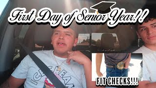 MY FIRST DAY OF SENIOR YEARGRWMFIT CHECKS [upl. by Adnyleb]