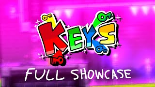 KEYS  FULL SHOWCASE  Geometry Dash 22 [upl. by Aihsemot]