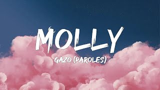 Gazo – Molly ParolesLyrics  Mix Aya Nakamura Ninho Tiakola Hamza [upl. by Quiteri]