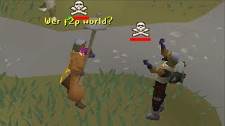 Pretending to be a F2P Pker [upl. by Perrins]