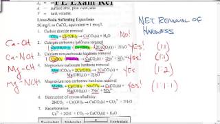 Water softening lime and soda ash calculation [upl. by Arrac883]