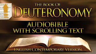 Holy Bible Audio DEUTERONOMY 1 to 34  With Text Contemporary English [upl. by Terb]