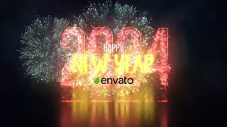 🎄 2024 Happy New Year 🌟 After Effects Template aetemplates [upl. by Odarbil592]