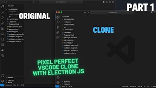 Full VSCode Clone With Electron JS React JS Monaco Editor Library amp CSS Grid  Part 1 [upl. by Esaele559]