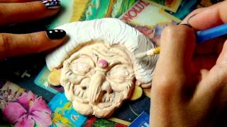 Yubaba from Spirited Away Clay Tutorial [upl. by Musa396]