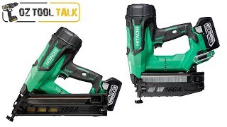 Hitachi 18v Nail Guns  15Ga amp 16Ga Finishing Nailers  NT1865DBSL amp NT1865DBAL [upl. by Navets]