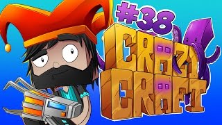 Minecraft  Crazy Craft  Ep 38  Making A House For Our Home [upl. by Arva]