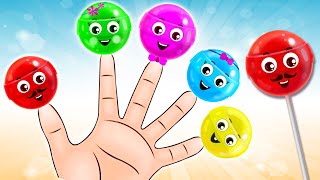 Lollipop Finger Family Song  Many More Nursery Rhymes amp Kids Songs By Hooplakidz [upl. by Lupien]