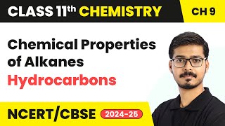 Chemical Properties of Alkanes  Hydrocarbons  Class 11 Chemistry Chapter 9  CBSE 202425 [upl. by Aicetel]