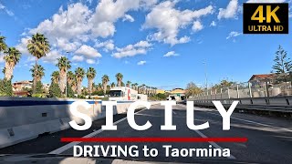 Driving Sicily I Siracusa to Taormina looking at Mt Etna I 시칠리아 드라이브 drivingsicliy sicily [upl. by Waterer]