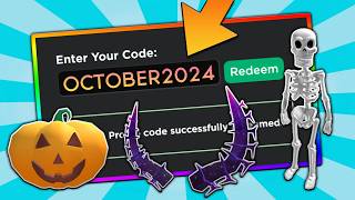 9 NEW CODES ALL OCTOBER 2024 Roblox Promo Codes For ROBLOX FREE Items and FREE Hats 2024 UPDATED [upl. by Merna]