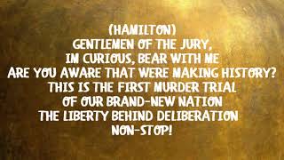 NonStop Hamilton 1 hour Loop lyrics 23 [upl. by Ardnaek]