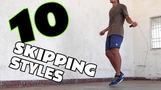 10 different Skipping Styles [upl. by Enomsed221]