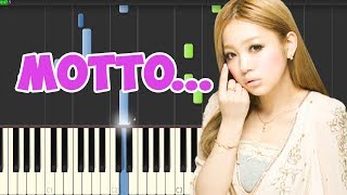 🎹Kana Nishino  Motto More Piano Tutorial Synthesia❤️♫ [upl. by Ajiram728]