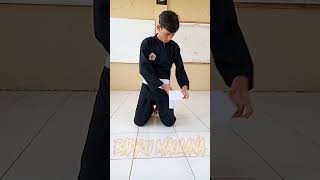 Tutorial cara memakai sabuk pencak silat🥋☑️ [upl. by Ennasirk]