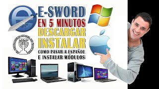 eSword 1300 con recursos en español [upl. by Mackey]