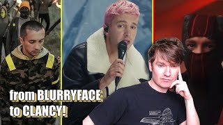 Twenty One Pilots EVERY Dema Music Video Reaction  Blurryface to Clancy [upl. by Eltsirhc]