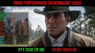 Ryzen 5800X3D amp RTX 3060 12 GB Modded RDR2 Performance Benchmark Video at 1080p [upl. by Dnallor]