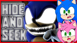 Sonic and Amy watch DING DONG HIDE AND SEEK Song SONICEXE  Full SFM Animation Halloween Special [upl. by Agnese]