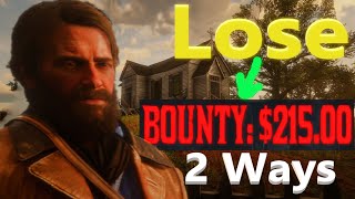 How to lose a bounty in red Dead Redemption 2 [upl. by Adiuqram]