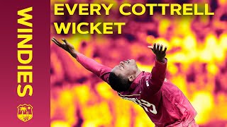 Every Sheldon Cottrell Wicket in the West Indies  Windies 2020 [upl. by Modesta]