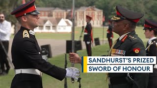 Winning the prestigious Sword of Honour at Sandhurst [upl. by Niasuh]