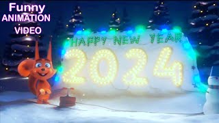 Happy New Year 2024 Funny Meme [upl. by Ecaidnac]